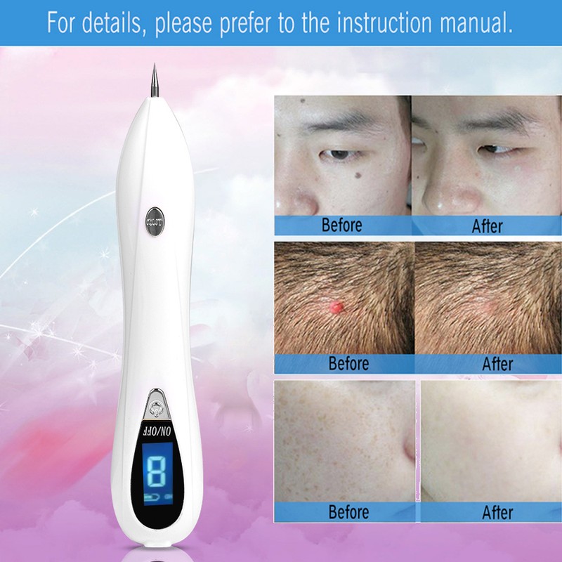 USB Rechargeable Mole Spot Freckle Tattoo Removal Pen Adjustable Beauty