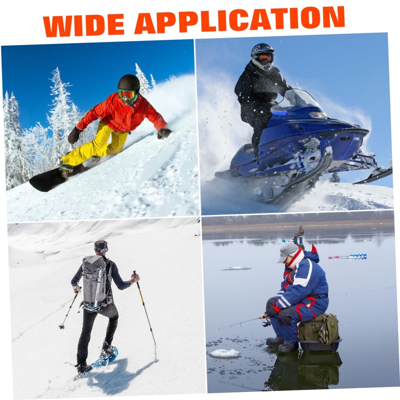 Kisangel 3Pairs Self Heating Warm Socks Breathable Anti-freezing Design for