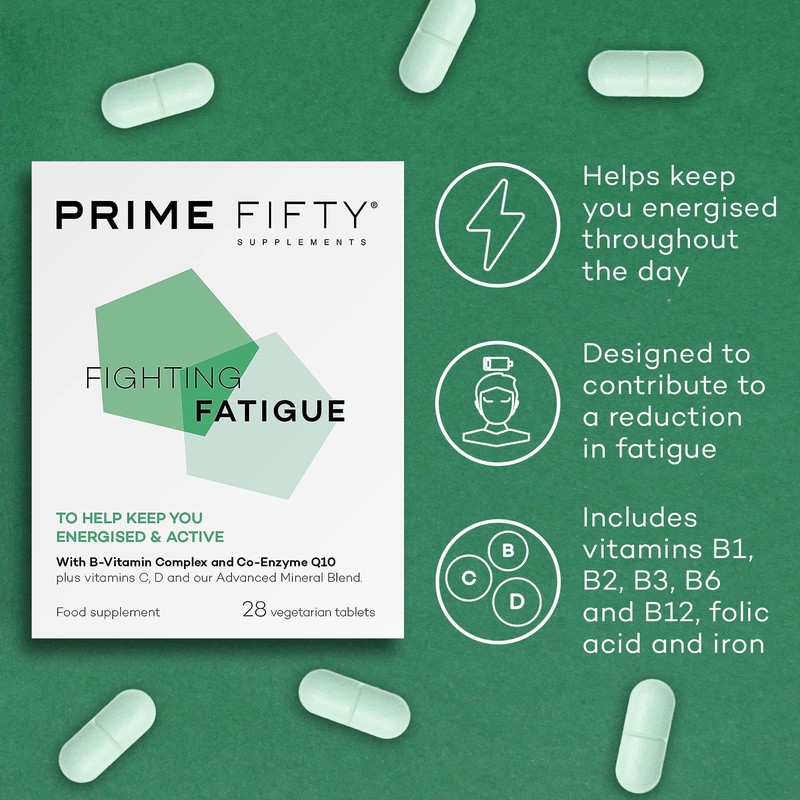 Prime Fifty Fighting Fatigue Supplement – 28 Day Supply –