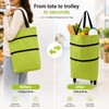 Foldable Shopping Cart Bag for Daily Errands – 2-in-1 Oxford