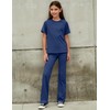 Oli-N-Mia Navy Blue Yoga Pants for Girls Kids Stretchy Dance