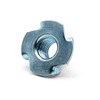 Hippo Hardware M4 (4mm X 8mm) Four Pronged T Nuts