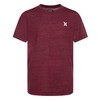 Hurley Boys' Soft Basic T-Shirt, Deep Maroon, M