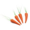 Unbranded Dollhouse Miniatures 1:12 Scale Carrots, 4/Pk #IM65082