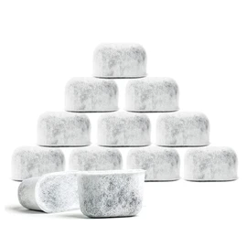 12-Pack Replacement Water Filters Compatible with Breville BWF100 - Premium Activated Charcoal Filters For All Breville Coffee Makers and Brevill Espresso Machines