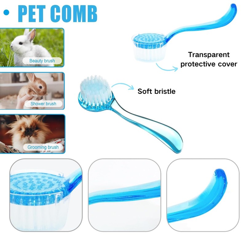 Bearded Dragons Foldable Bathtub with Soft Brush and Towel Set