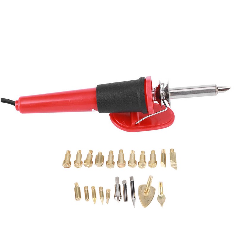 Electric Soldering Iron Set Wood Burning Pen Engraving Carving Pyrography