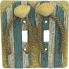 River's Edge Products Beach Double Switch Cover