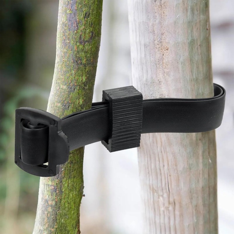 Orivin 8 Pcs Rubber Tree Ties, Adjustable Support Straps or