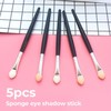 5 Pieces Single Sided Makeup Brushes and 5 Pieces Double