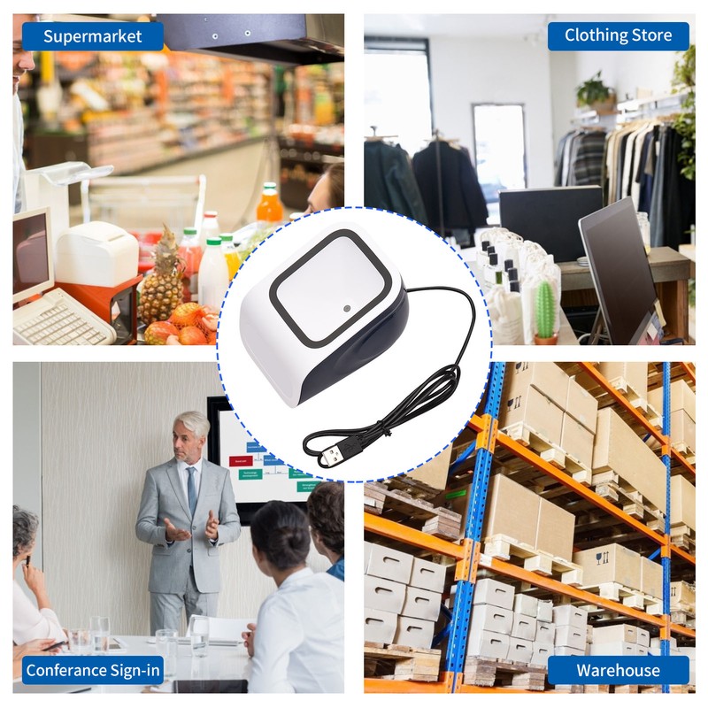 Barcode Scanner 1D 2D Ultra Decoding Quick Response Automatic QR