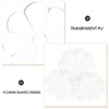 10 Pcs Door Stopper Wall Protector: Clear Self Adhesive Rubber