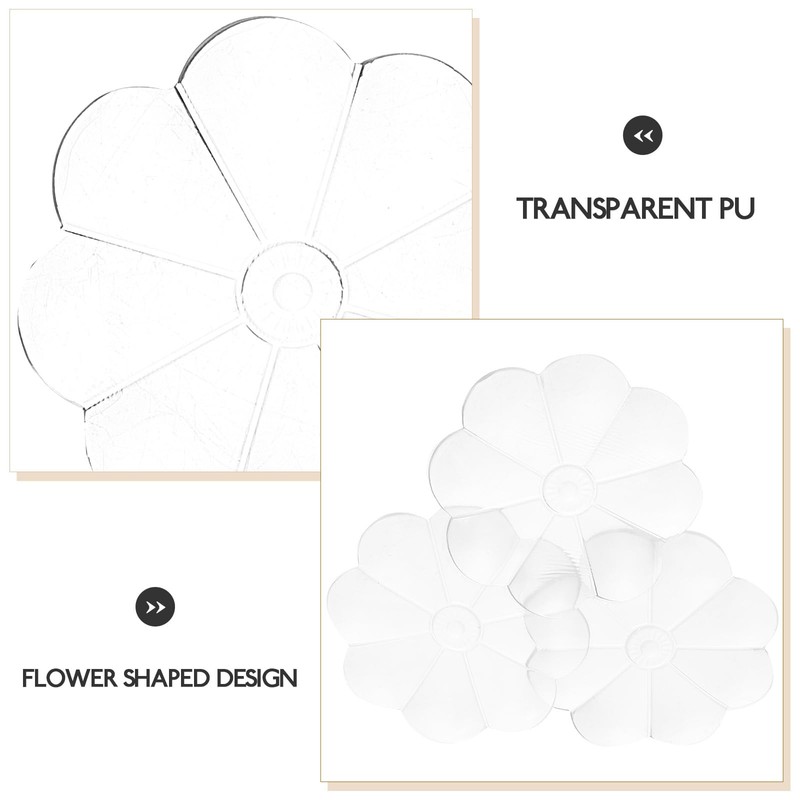 10 Pcs Door Stopper Wall Protector: Clear Self Adhesive Rubber