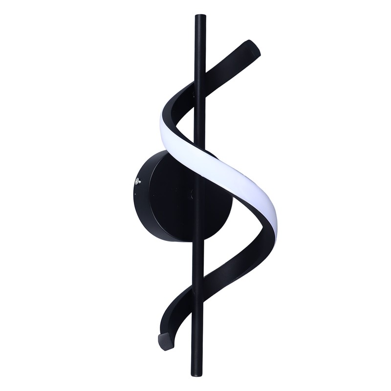 LED Wall Sconce Lighting 18W 3000K Warm White Modern Spiral