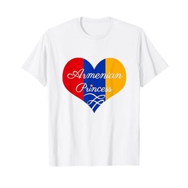 Armenian Princess Shirt, Heart Design T-Shirt