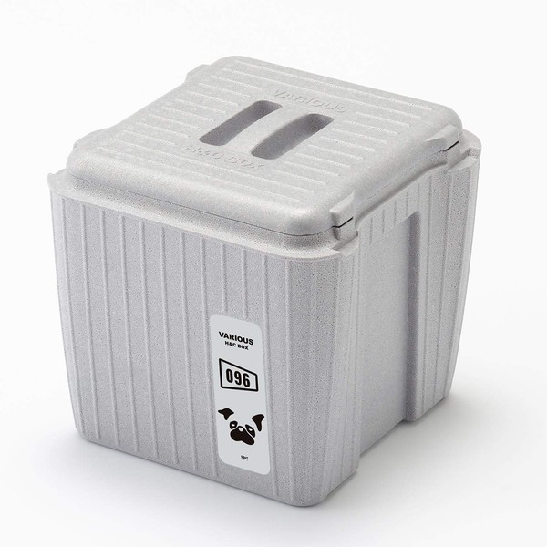 SANKA VHC-16GY Various H&C Box Cooler Box, 16.9 qts. (16 L), Lightweight and Durable Styrofoam Material, Gray, W x D x H: 13.4 x 13.7 x 12.4 in. (34 x 34.7 x 31.5 cm), Made in Japan