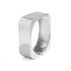KunJoe Chunky Silver Bangles for Women Non Tarnish Bracelets Simple