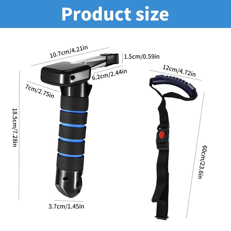 QINGYIWL Pack of 2 Car Entry Aid Car Door Handle