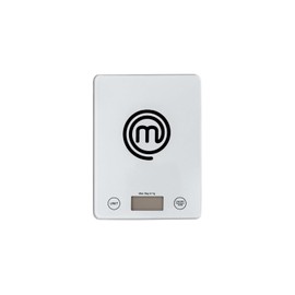 MasterChef Digital Kitchen Scales, Scales for Cooking and Baking, Small Kitchen Scale for Grams & Ounces (5 kg Limit), Touch Operation & Automatic Shut-Off, Tempered Safety Glass, Silver