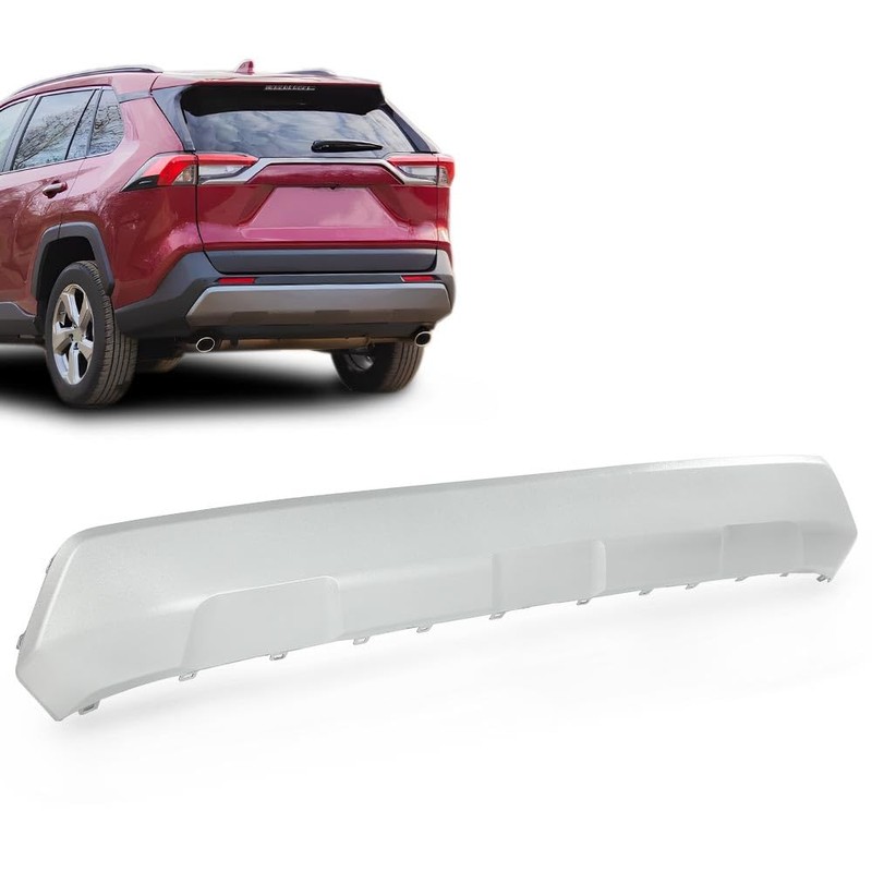 G-PLUS Rear Bumper Guard Lower Valance Panel Cover Sliver Compatible