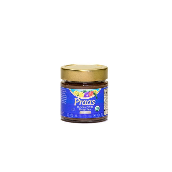 Organic Praas / Chyawanprash - 100% USDA Organic Certified Herbal Jam, 9.5 oz ea, Pack of 3 Jars, Made in USA