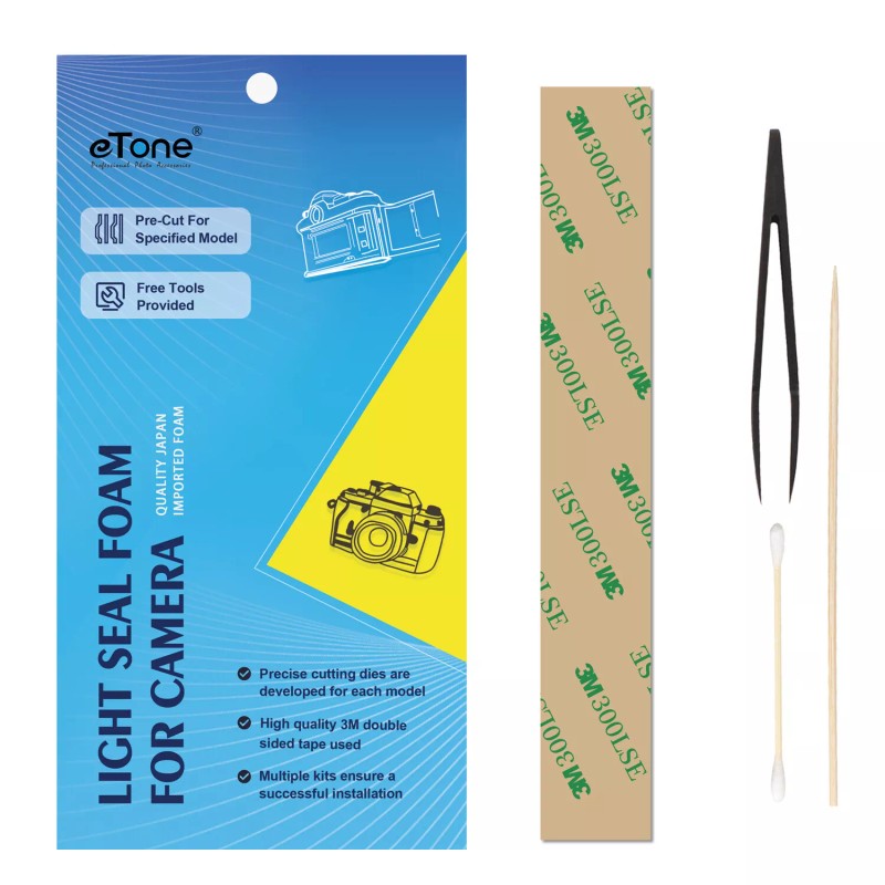 For Nikon, FM/FM2/FE/FE2 Pre-Cut Custom Light Seal Foam Sponge Adhesive