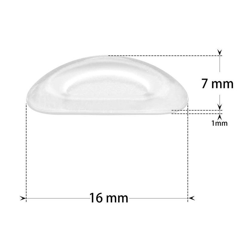 Eyeglass Nose Pads, Anti Slip Adhesive Thin Nose Pads for