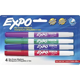 Expo Low-Odor Dry Erase Fine Tip Markers