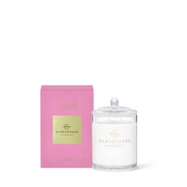 Glasshouse Fragrances A Moment in Tokyo Candle, Triple Scented Natural Soy Wax Blend, 2 Wicks & Glass Jar, 65 Hour Burn Time, Smoked Petals, 13.4 Oz (380g)