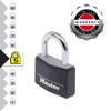 Master Lock 9150EURDBLK 50mm Black Covered Aluminium Padlock