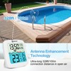 Pavlleen Wireless Pool Thermometer, Waterproof Swimming Pool Thermometer, Digital Indoor