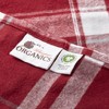 Whisper Organics Flannel Bed Sheets - 4-Pc Flannel Sheet Set,