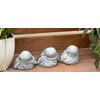 stoneandstyle Stone Figurine Set of 3 Buddha Hear Nothing See