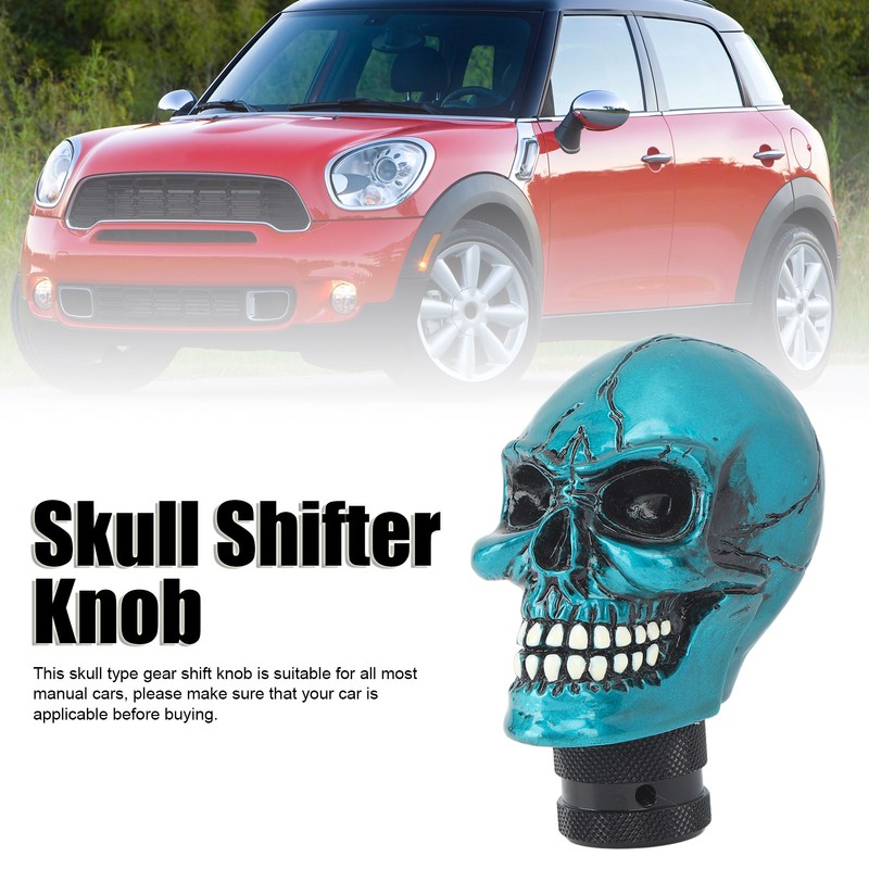 Skull Gear Shift Head Resin Shifter Knob Car Transmission Shifting