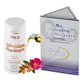 Crema Facial, Q10 Colageno Rosa Mosqueta. Protección FPS 20 50 ml. (50 ml)