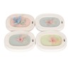 4PCS Set Wardrobe Aromatherapy Wax Tablets Long Lasting Floral Scent