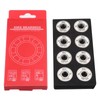 XiKe 8 Pcs 608-2RS Skateboard Bearings 8x22x7mm High Speed Smooth
