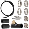 1-1/2" Diesel Auxiliary Fuel Tank Install Kit Compatible with Ford