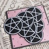 Opexicos 10Pcs Pentagram Patch Pentacle Satanic Occult Goth Wicca Witch