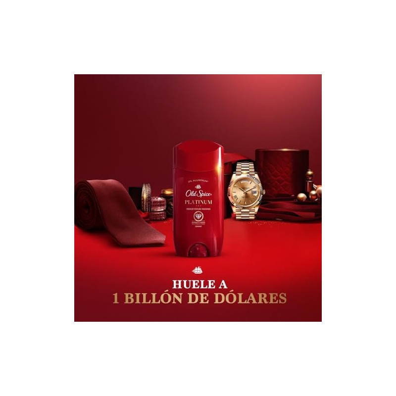 Old Spice Barra Desodorante Premium Platinum De 85 g