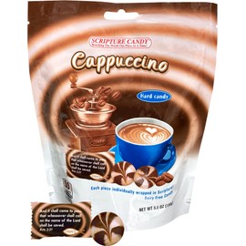 Scripture Candy, Coffee Cappuccino Flavored Hard Candy 5.5oz Bag, 25 Pieces