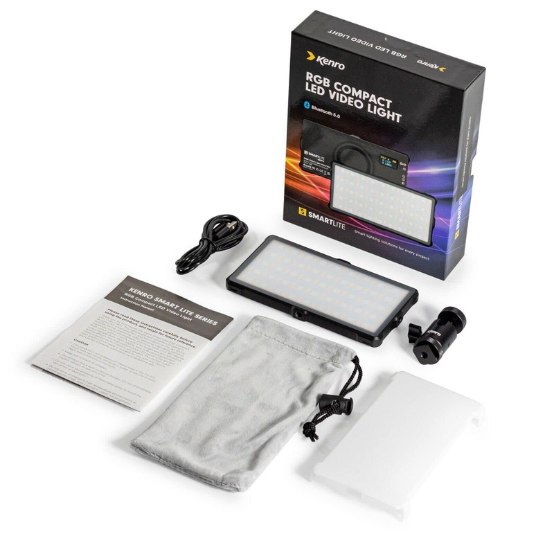 Kenro Smart Lite RGB Compact LED Video Light Panel 14.9