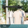 LIENAHU Clothes Drying Rack,Laundry Drying Rack,Clothes Rack Wall Mount,Wall Mounted