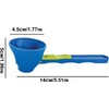 2 PCS Funnel Scoop for Gym,Protein Powder Funnel Spoon,Sliding Measuring