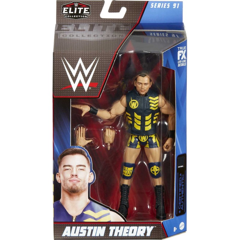 Mattel WWE Austin Theory Elite Collection Figura de acción
