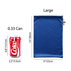 Valante Set of Adult Game Toys Microfiber Drawstring Storage Bags (Large size set)