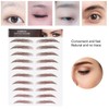 6D Eyebrow Tattoo Sticker, Professional Waterproof Eyebrow Transfer Sticker, Eyebrow