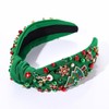 NVENF Christmas Headband for Women, Big Xmas Tree 3 -