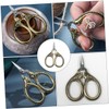 COHEALI Quality Embroidery Scissors Metal Trimmer Thread Trimming Tool Mini
