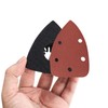 4 Pcs Multi-Tool Sanding Pads Accessories, 80mm Triangle Hook Loop